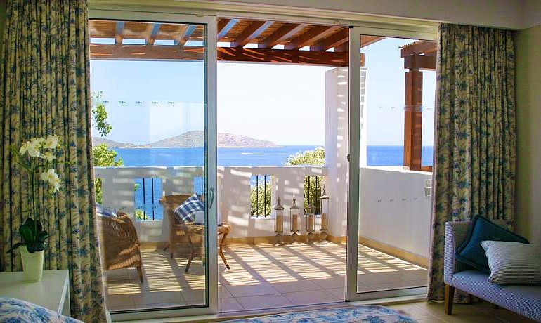 Sensimar Elounda Village Resort & Spa deluxe bungalow suite with sea view