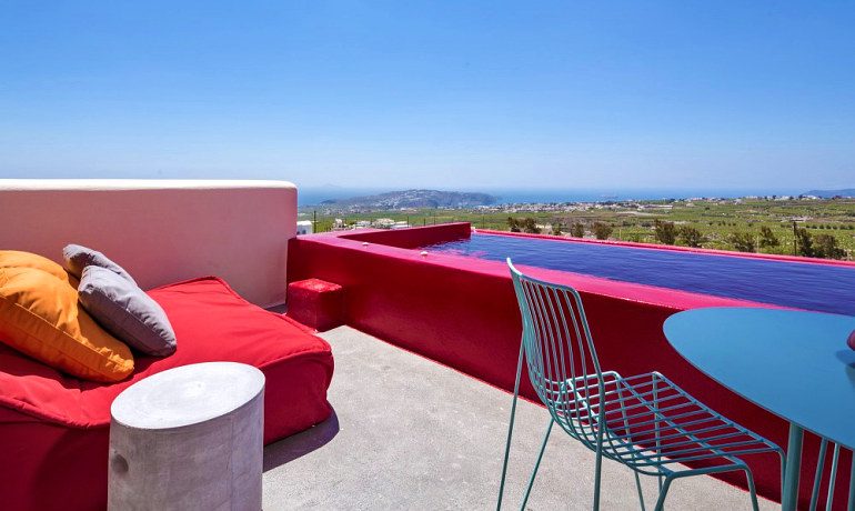 Art Hotel Santorini Summer mood pool