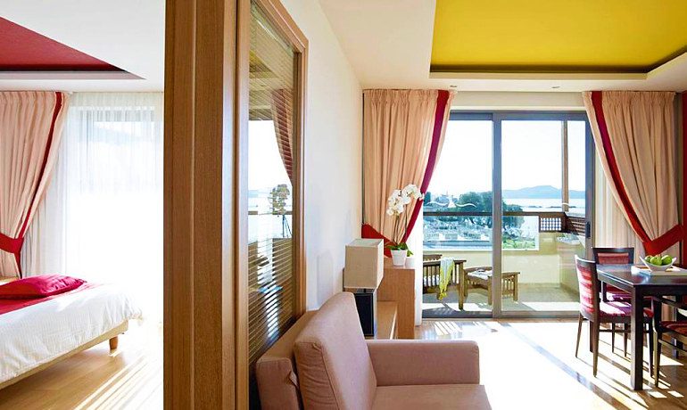 Atlantica Kalliston Resort & Spa Executive suite side sea view
