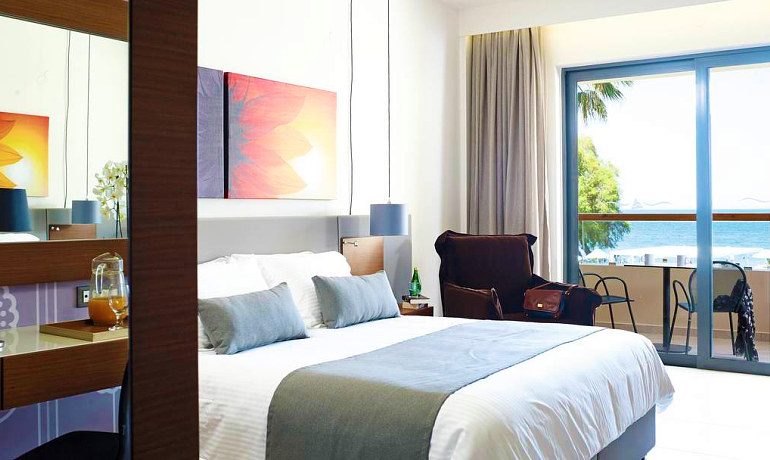 Atlantica Kalliston Resort & Spa double room with sea view
