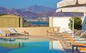 Kouros Art Hotel pool and sea view