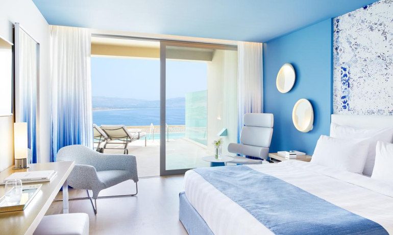Lindos Blu Luxury Hotel suite sea view