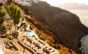 Mystique hotel Santorini general cliff view