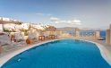 Mystique hotel Santorini pool view