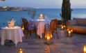 Sentido Thalassa Coral Bay dinner at outdoor Ambrosia restaurant