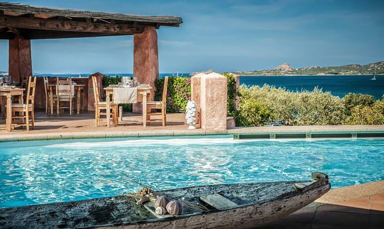 Hotel Relais Villa del Golfo Spa Miraluna restaurant terrace with sea view