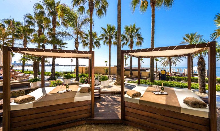 Amare Marbella Beach Hotel balinese beds