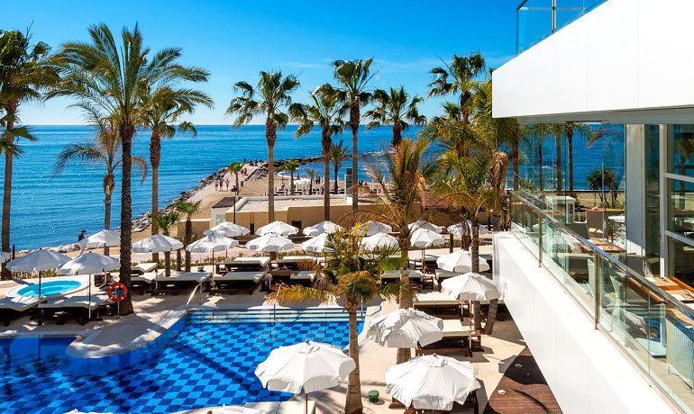 Amare Marbella Beach Hotel pool view