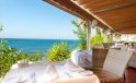 El Oceano Beach Hotel restaurant terrace with sea view
