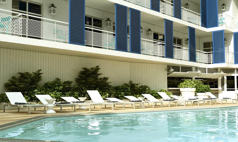 Hotel Delamar pool