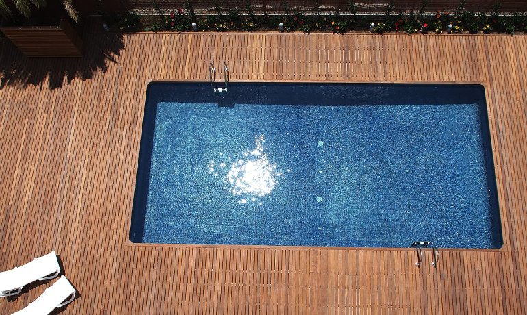 Magnolia Hotel pool top view