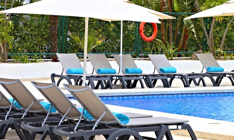Marconfort Essence hotel pool sunbeds