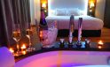 MB Boutique Hotel hot tube and champagne