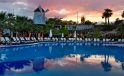 Alba Royal Hotel pool on evening