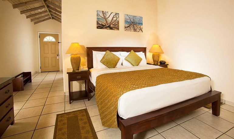 Galley Bay Resort & Spa premium suite king size bed