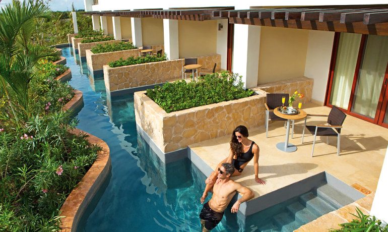 Secrets Playa Mujeres Golf & Spa Resort preferred junior suite ocean front swim out