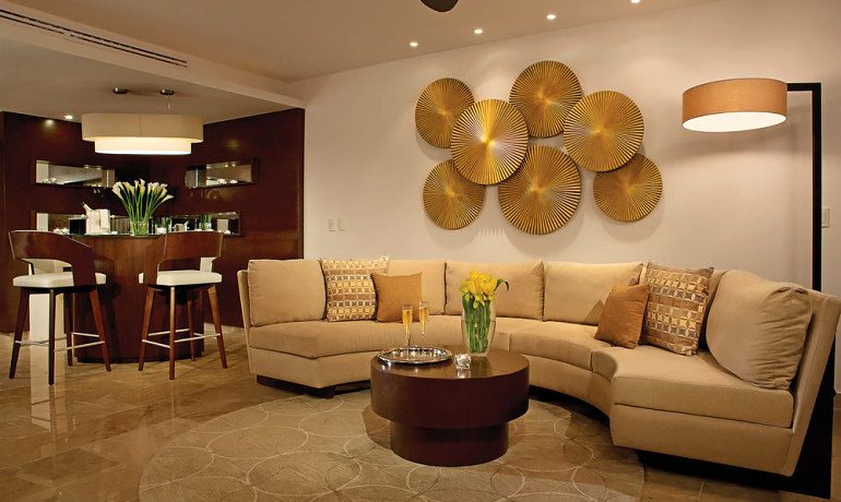 Secrets Playa Mujeres Golf & Spa Resort preferred master suite living room