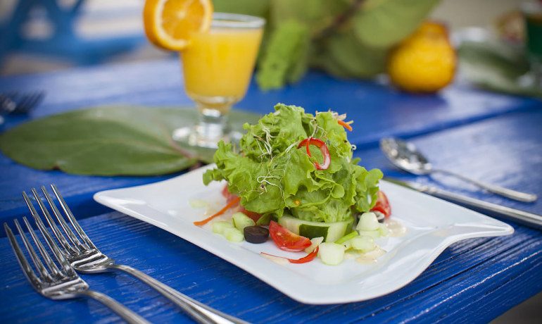 Breezes Resort & Spa Bahamas salad snacks