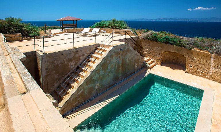 Cap Rocat hotel El Cabo suite private pool and terrace