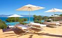 Cap Rocat hotel pool sunbeds
