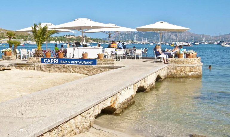 Hotel Capri Port de Pollensa restaurant lounge