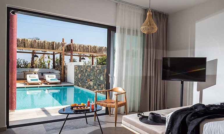 Stella Island Luxury Resort & Spa villa private pool room